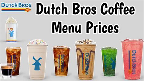 durch bros menu|dutch bros menu with prices.